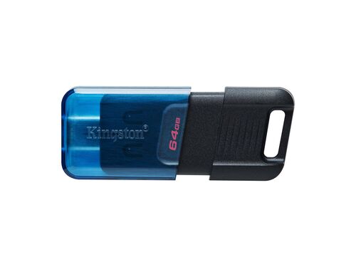 USB MEMORIJA KINGSTON DT80M/64GB/DATA TRAVELER/3.2/CRNA